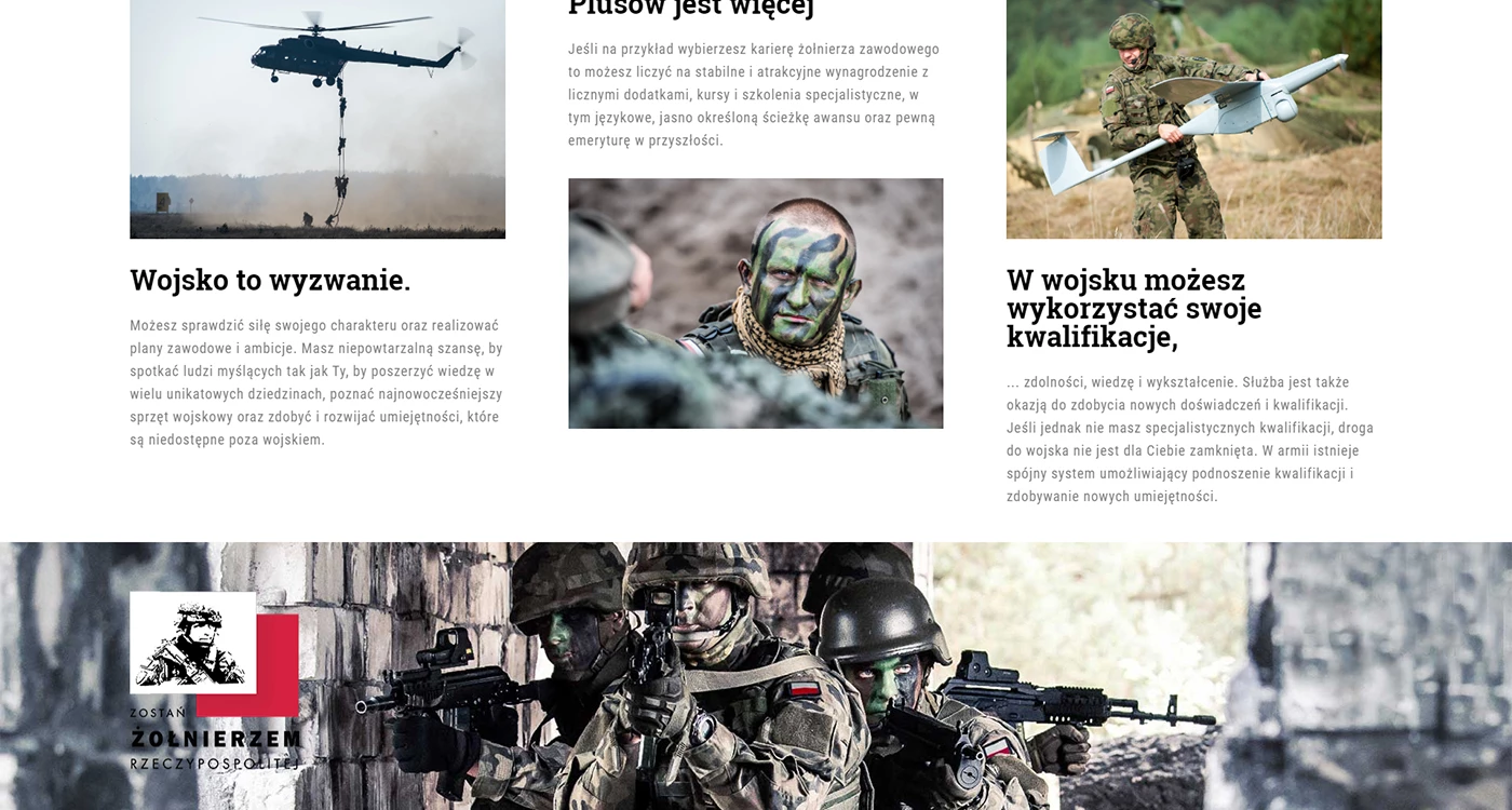 Wojsko Polskie - Wojsko i militaria - Strony www - 21 projekt