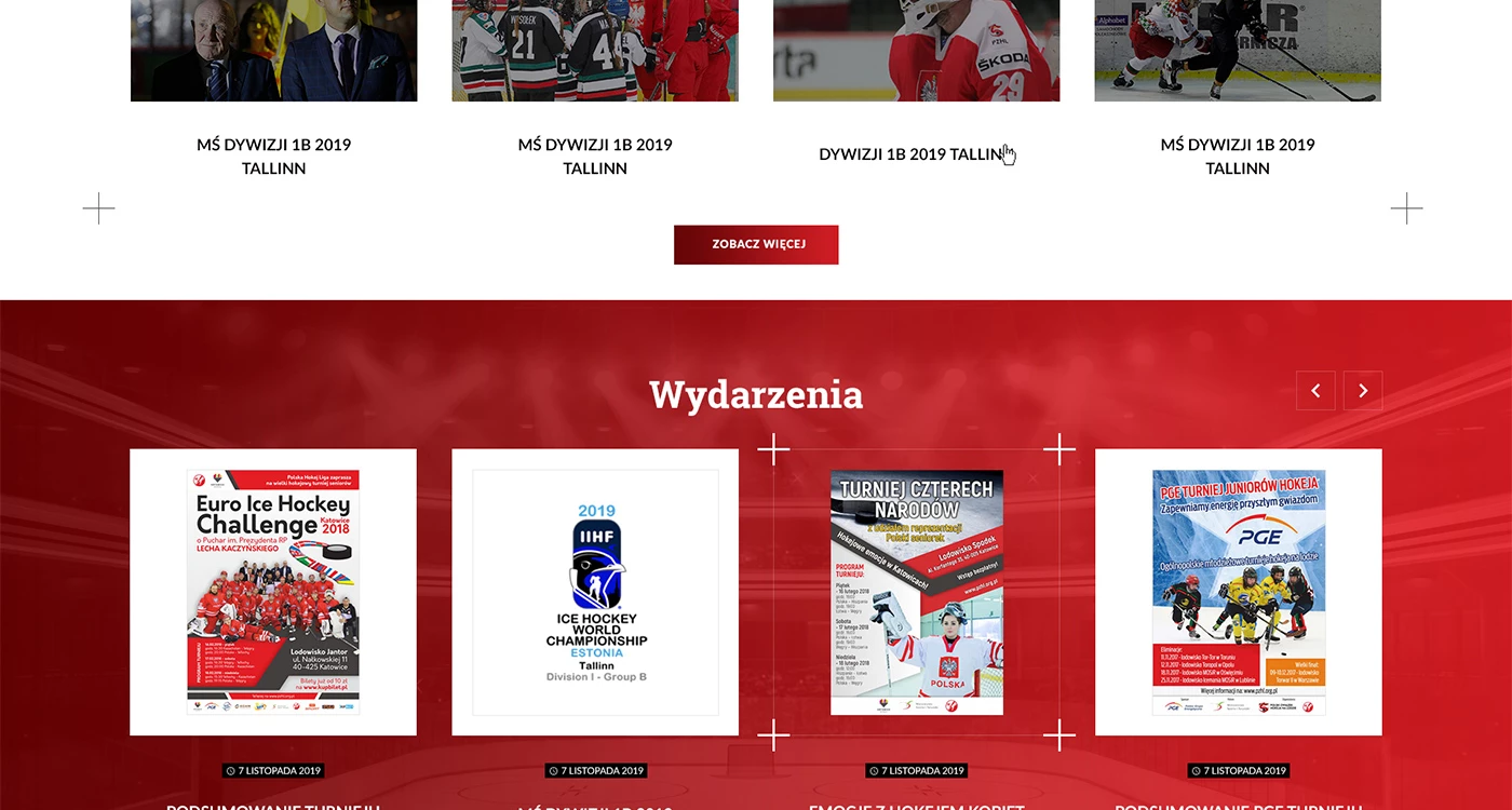 Polski Związek Hokeja na Lodzie - Sport - Portale - 5 projekt
